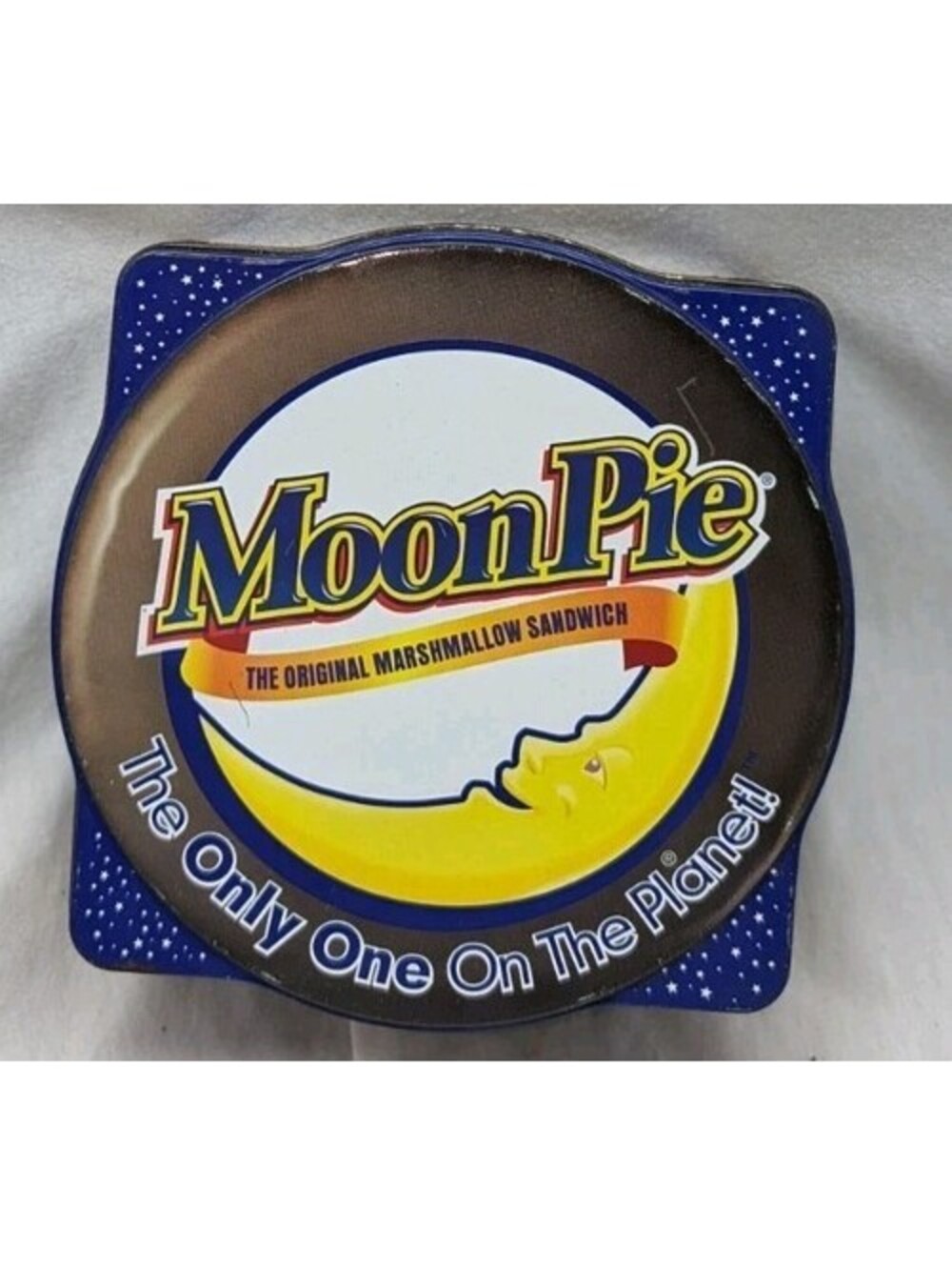 Vintage Moon Pie Tin The Original Marshmallow Sandwich